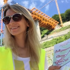 Marina bei der Arbeit