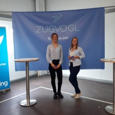 Sarah bei der Arbeit