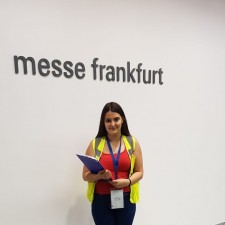 Silvija bei der Arbeit