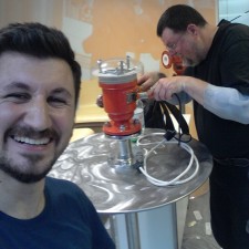 Mustafa bei der Arbeit