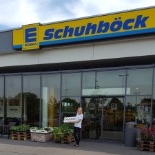 Karin bei der Arbeit