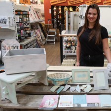 Marilena bei der Arbeit