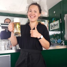 Josephine bei der Arbeit