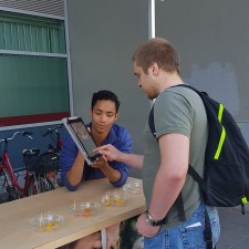 Glauber Lucas bei der Arbeit