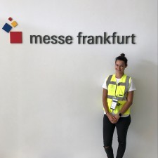 Tina bei der Arbeit