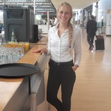 Lynn bei der Arbeit