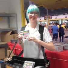 Vanessa bei der Arbeit