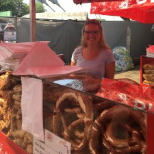 Vanessa Johanna bei der Arbeit