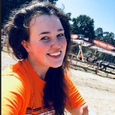 Katharina bei der Arbeit