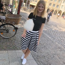 Fenja bei der Arbeit