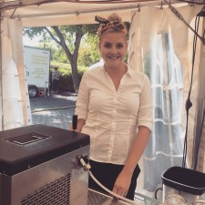 Chiara bei der Arbeit