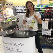 Stefanie bei der Arbeit
