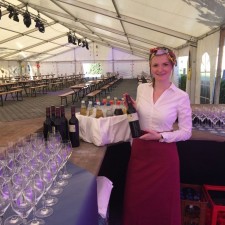 Julia bei der Arbeit