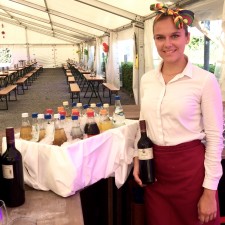 Lea bei der Arbeit