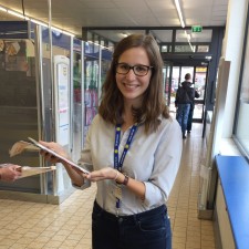 Catharina bei der Arbeit