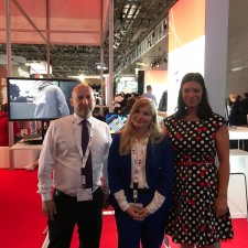 Katarzyna arbeitet als Messehostess auf der Messe