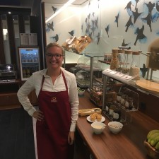Vanessa Johanna bei der Arbeit