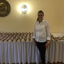 Helena bei der Arbeit