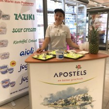 Tanja bei der Arbeit