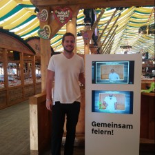 Kevin bei der Arbeit
