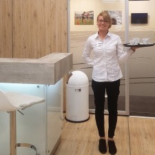 Sonja bei der Arbeit