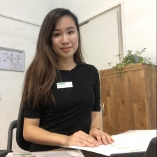Ha Linh bei der Arbeit
