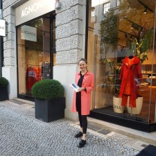 Clara bei der Arbeit