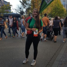 Helen bei der Arbeit