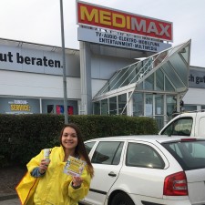 Jessica bei der Arbeit