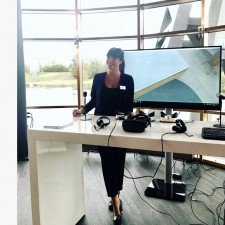 Sina bei der Arbeit