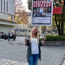 Carina bei der Arbeit
