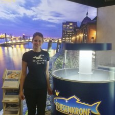 Sabrina bei der Arbeit