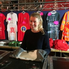 Felia bei der Arbeit