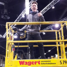 Marvin bei der Arbeit