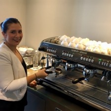 Rabia bei der Arbeit