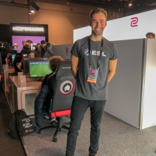 Sebastian bei der Arbeit
