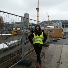 Birte bei der Arbeit