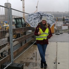 Lisa bei der Arbeit