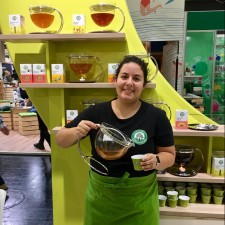 Mariam bei der Arbeit