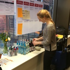 Luisa bei der Arbeit