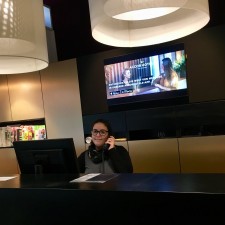 Mariam bei der Arbeit