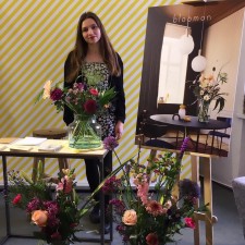 Josefine bei der Arbeit