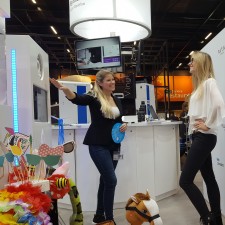 Leonie bei der Arbeit