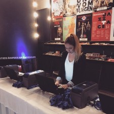 Sophie bei der Arbeit