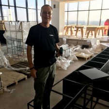 André bei der Arbeit