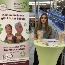 Larissa bei der Arbeit