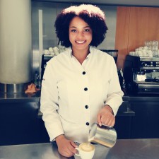 Isabella bei der Arbeit