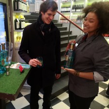 Fabienne bei der Arbeit