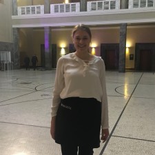 Anna-Lena bei der Arbeit