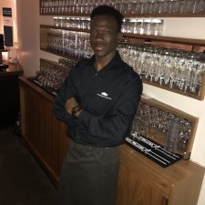 Madiou bei der Arbeit